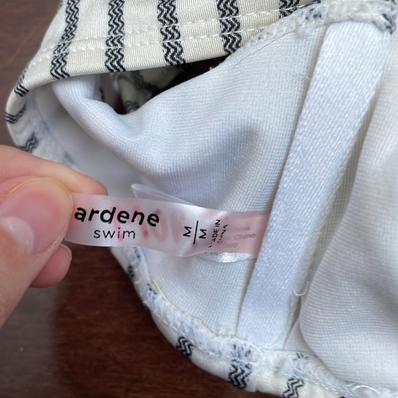 Striped Bathing Suit Top - Picture 3 of 3